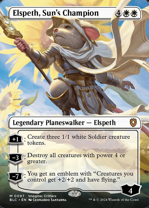 Elspeth, Sun's Champion – Bloomburrow Commander (BLC-97) Magic: The Gathering card | LC-REM-20260804-15151541158220-6f816d97-10f0-4d92-aa21-254754530554