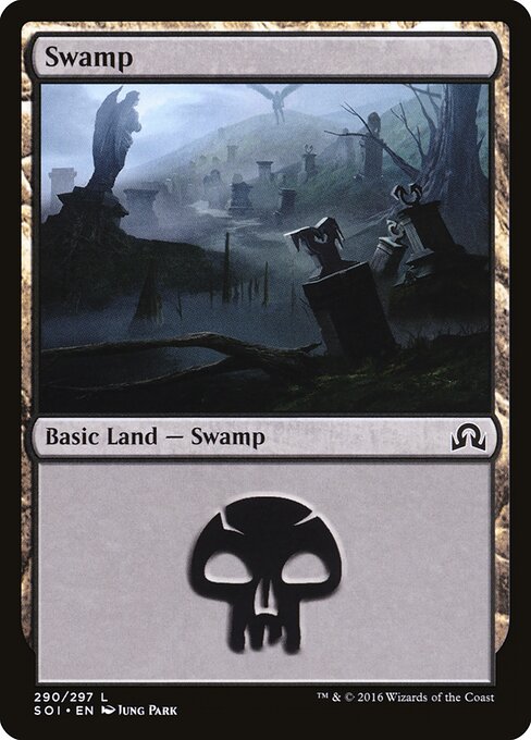 Swamp – Shadows over Innistrad (SOI-290) Magic: The Gathering card