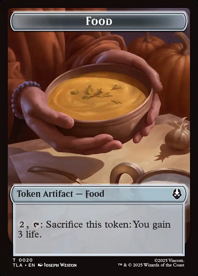 Magic-kaart Food Token // Bear Token TTLA-20 uit Avatar: The Last Airbender Tokens (Token)