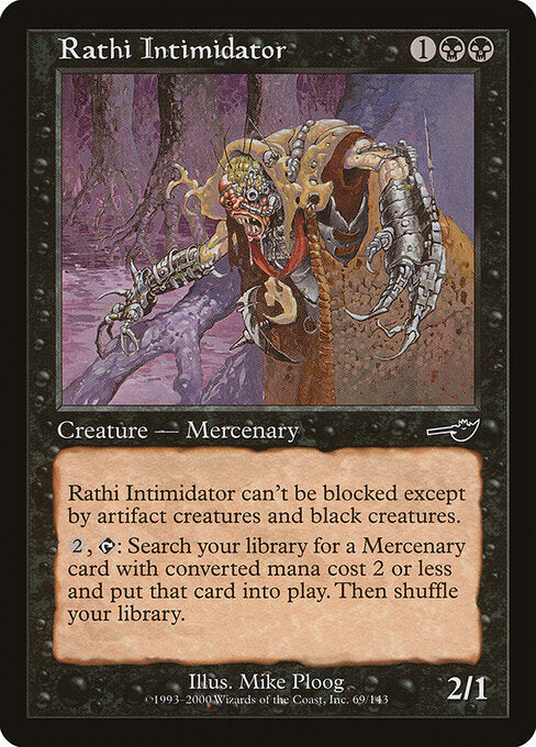 Rathi Intimidator – Nemesis (NEM-69) Magic: The Gathering card