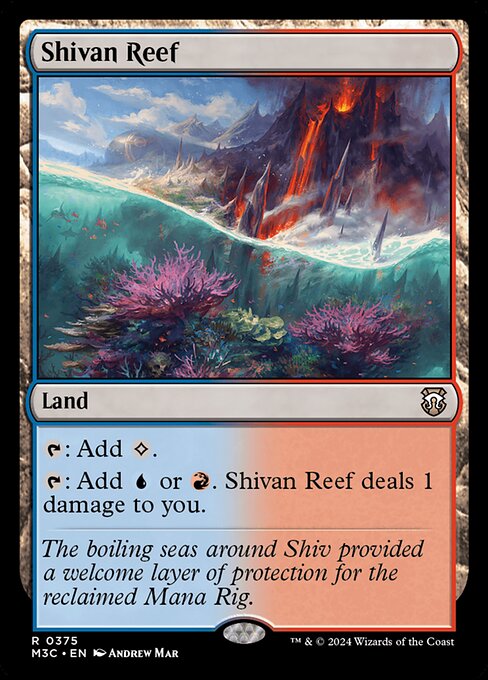 Shivan Reef – Modern Horizons 3 Commander (M3C-375) Magic: The Gathering card | LC-REM-20260804-15339652612428-6fc5d0a1-8c29-4961-8567-d1ccc3669a32 Main image