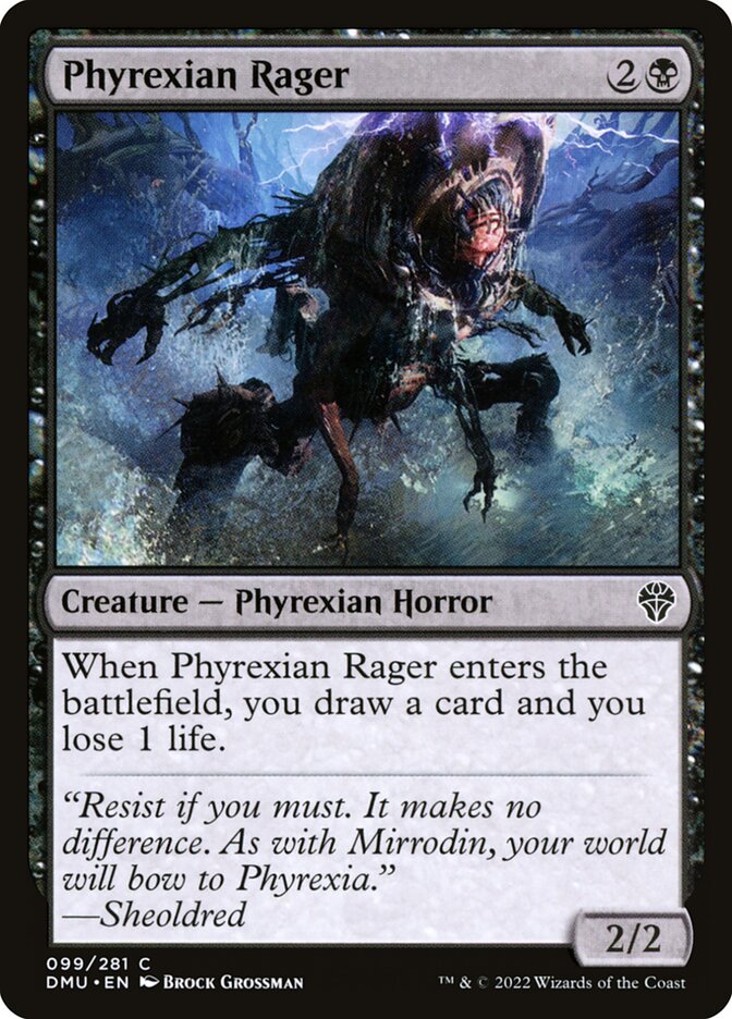Phyrexian Rager - Dominaria United (Common) [DMU-99]