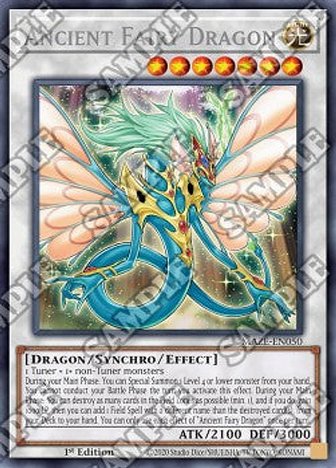 Ancient Fairy Dragon — Maze of Memories (MAZE-050) Yu-Gi-Oh! card Image principale du produit