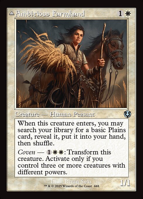 Ambitious Farmhand // Seasoned Cathar – Innistrad Remastered (INR-448) Magic: The Gathering card | LC-REM-20260804-15339506303308-7002f862-12fd-4038-9f89-5cbd70968737 Hauptbild