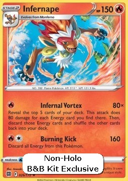Infernape - Brilliant Stars (Holo Rare) [BRS-026] Imagen principal del producto