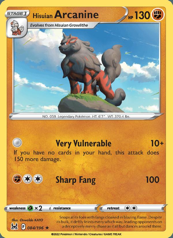 Hisuian Arcanine - Lost Origin (Holo Rare) [LOR-084] Image principale du produit