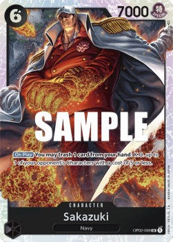 Sakazuki (OP02-099) (V.1) - Paramount War (Super Rare) [OP02-099] Imagen principal del producto