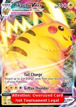 Pikachu VMAX - SWSH Black Star Promos (Oversized) [SWSH-286] Imagen principal del producto