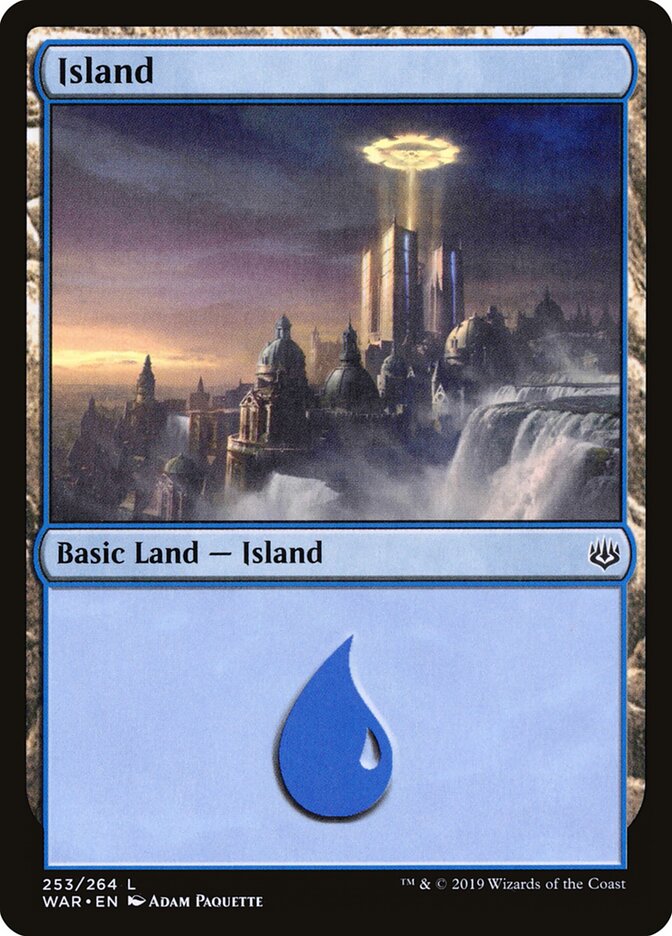 Island (V.1) - War of the Spark (Land) [WAR-253]