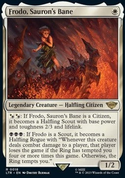 Frodo, Sauron's Bane - The Lord of the Rings: Tales of Middle-earth (Rare) [LTR-18] Hover Image