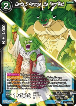 Dende & Porunga, the Third Wish - Power Absorbed (Common) [BT20-119] Hover Image