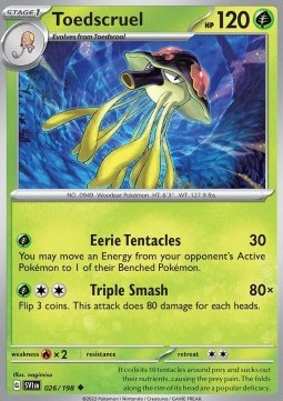 Toedscruel - Scarlet & Violet (Uncommon) [SVI-026] Hover Image