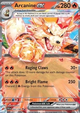 Arcanine ex - Scarlet & Violet (Double Rare) [SVI-032] Hover Image