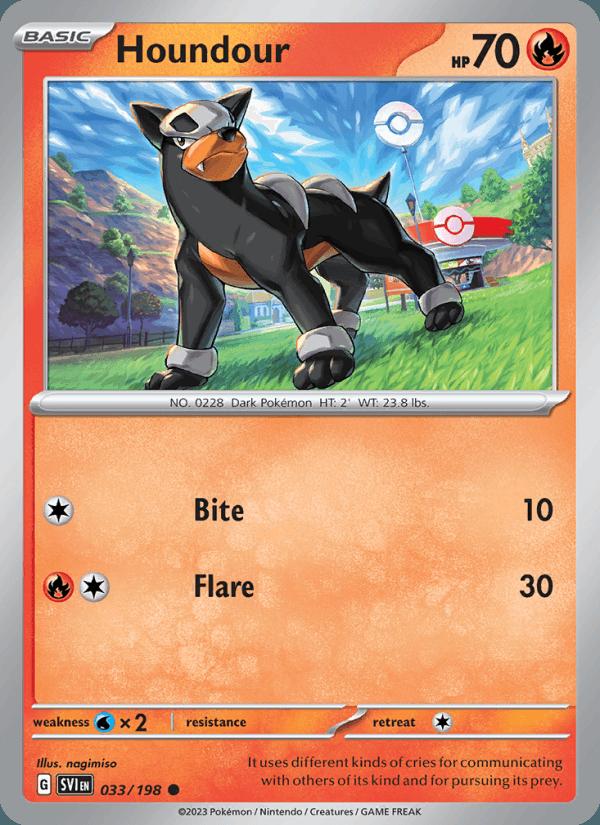 Houndour - Scarlet & Violet (Common) [SVI-033] Hoofdafbeelding