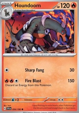 Houndoom - Scarlet & Violet (Common) [SVI-034] Immagine principale del prodotto