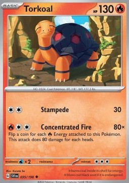 Torkoal - Scarlet & Violet (Uncommon) [SVI-035] Main image
