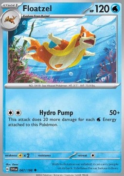 Floatzel - Scarlet & Violet (Uncommon) [SVI-047] Main image
