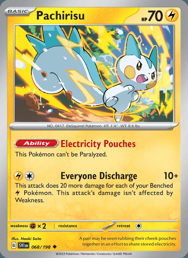 Pachirisu - Scarlet & Violet (Uncommon) [SVI-068] Image principale du produit