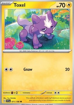 Toxel - Scarlet & Violet (Common) [SVI-071] Hover Image