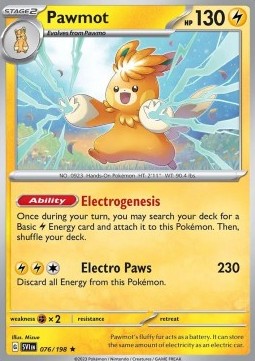 Pawmot - Scarlet & Violet (Rare) [SVI-076] Hover Image