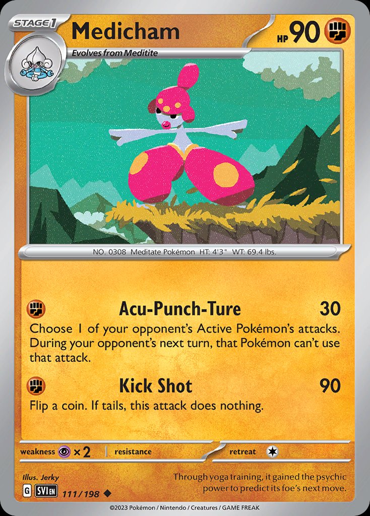 Medicham - Scarlet & Violet (Uncommon) [SVI-111] Main image