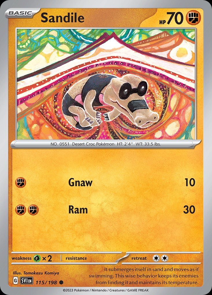 Sandile - Scarlet & Violet (Common) [SVI-115] Hoofdafbeelding