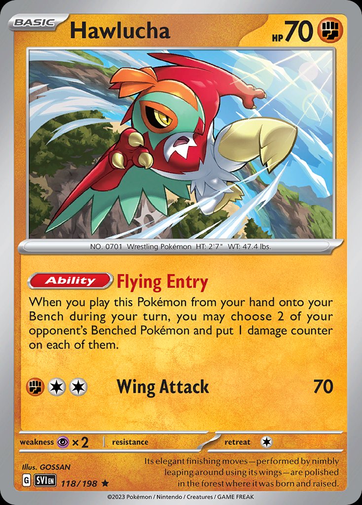 Hawlucha - Scarlet & Violet (Rare) [SVI-118] Main image