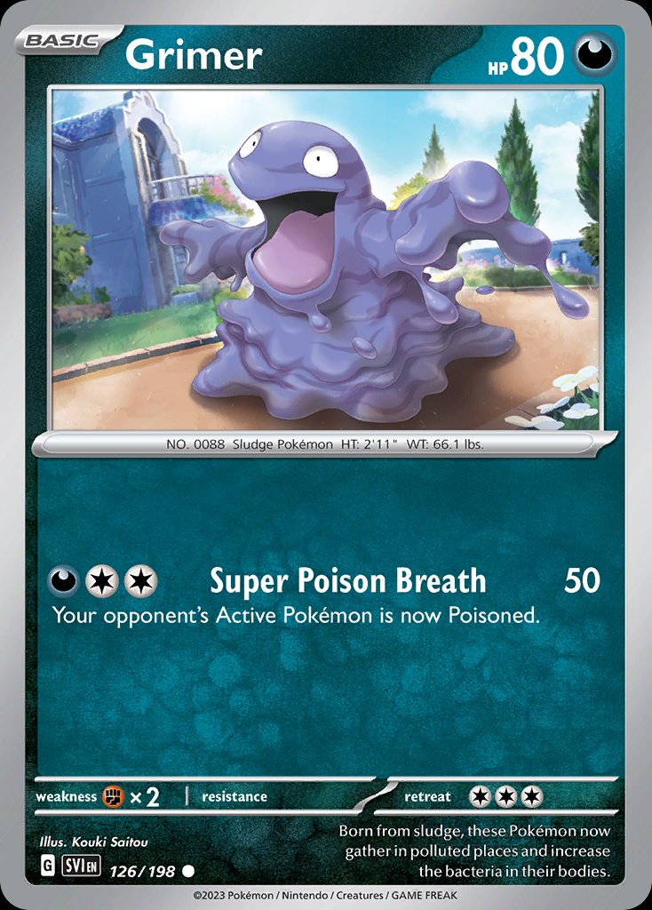 Grimer - Scarlet & Violet (Common) [SVI-126] Main image
