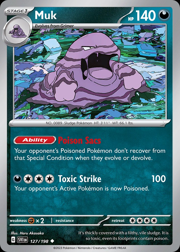 Muk - Scarlet & Violet (Uncommon) [SVI-127] Hauptbild