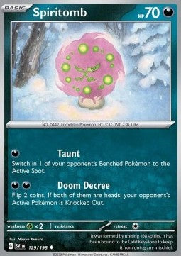 Spiritomb - Scarlet & Violet (Uncommon) [SVI-129] Main image