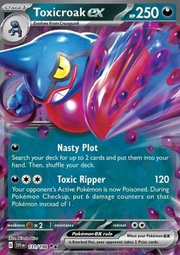 Toxicroak ex - Scarlet & Violet (Double Rare) [SVI-131] Main image