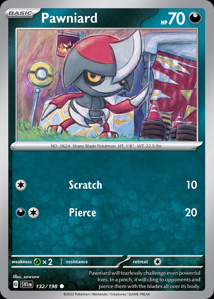Pawniard - Scarlet & Violet (Common) [SVI-132] Main image
