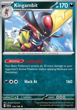 Kingambit - Scarlet & Violet (Rare) [SVI-134] Imagen principal del producto