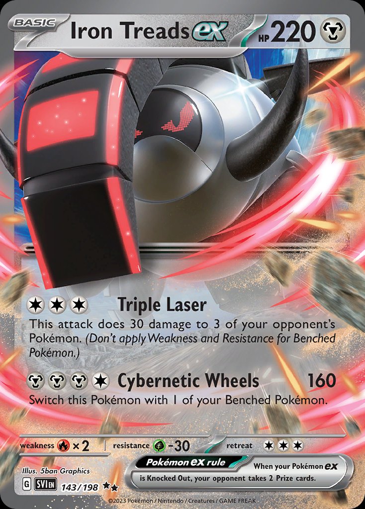 Iron Treads ex - Scarlet & Violet (Double Rare) [SVI-143] Hoofdafbeelding