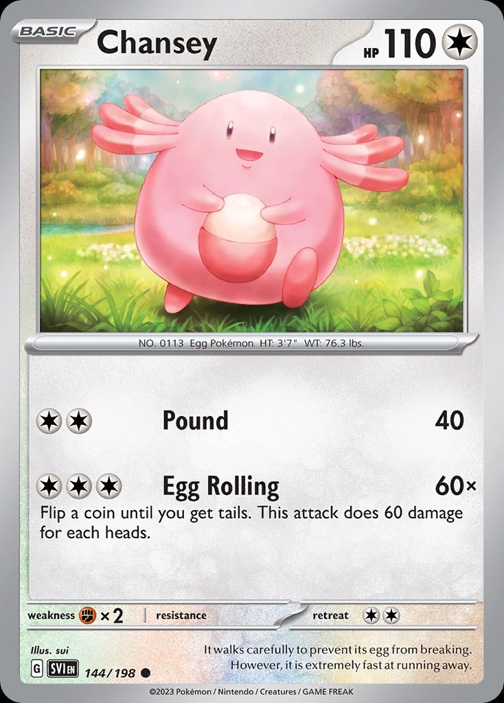Chansey - Scarlet & Violet (Common) [SVI-144] Hoofdafbeelding