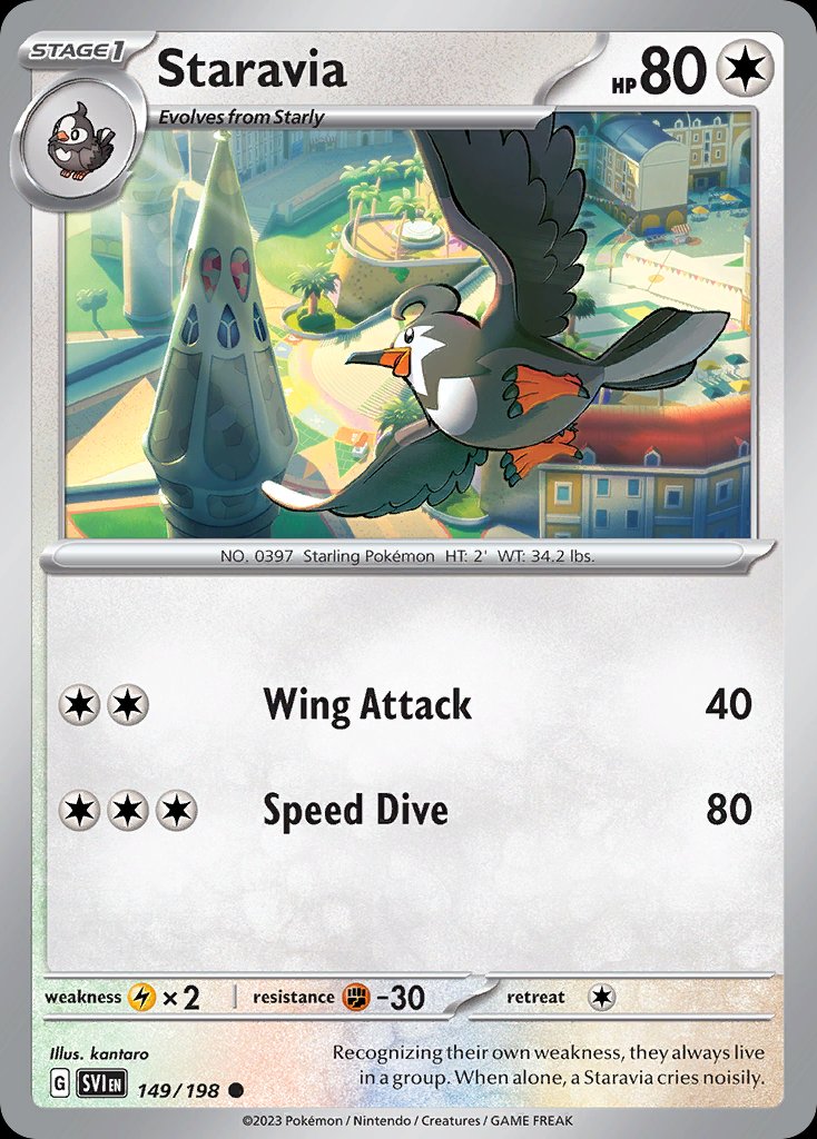 Staravia - Scarlet & Violet (Common) [SVI-149] Hoofdafbeelding