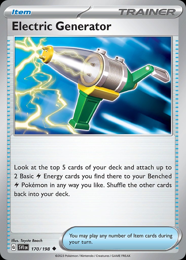 Electric Generator - Scarlet & Violet (Uncommon) [SVI-170] Main image