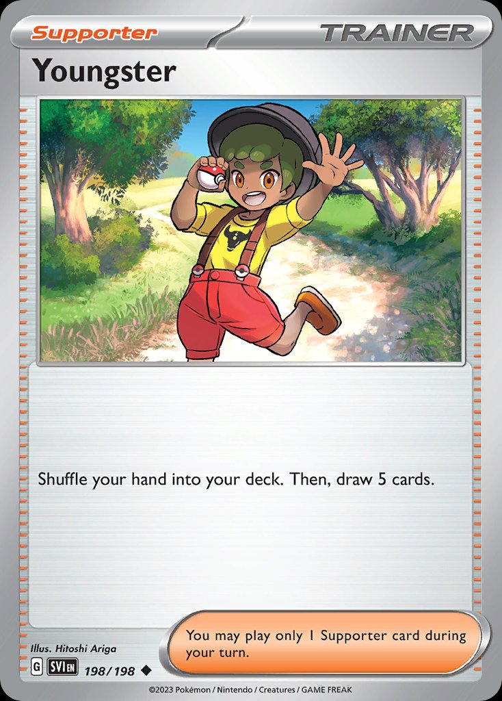Youngster - Scarlet & Violet (Uncommon) [SVI-198] Hoofdafbeelding