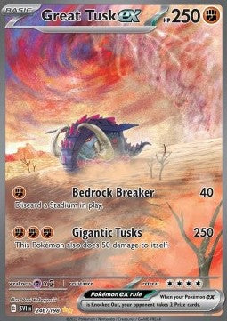 Great Tusk ex - Scarlet & Violet (Special Illustration Rare) [SVI-246] Hover Image