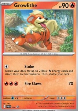 Growlithe - SV Black Star Promos (Promo) [SVP-024] Hover Image