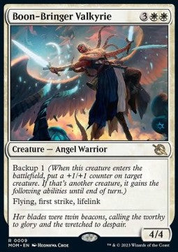 Boon-Bringer Valkyrie - March of the Machine (Rare) [MOM-9] Imagen principal del producto