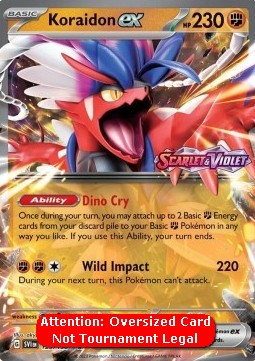 Koraidon ex - Scarlet & Violet (Oversized) [SVI-125] Hover Image