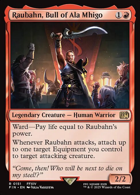 Raubahn, Bull of Ala Mhigo – Final Fantasy (FIN-151) Magic: The Gathering card | LC-REM-20260804-15523474735436-7035d11b-525f-4120-8dcb-610095196681
