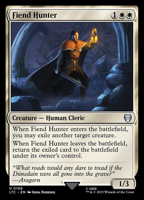 Fiend Hunter – Tales of Middle-earth Commander (LTC-168) Magic: The Gathering card | LC-REM-20260804-15151577858380-703c52d2-9e9d-4a54-82af-800fa1456d36