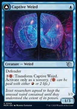 Captive Weird // Compleated Conjurer - March of the Machine (Uncommon) [MOM-49] Imagen principal del producto