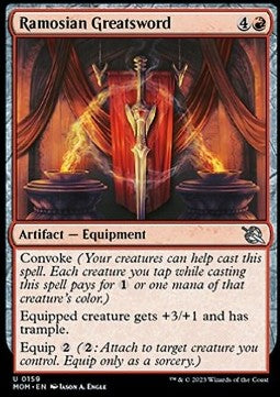 Ramosian Greatsword - March of the Machine (Uncommon) [MOM-159] Imagen principal del producto
