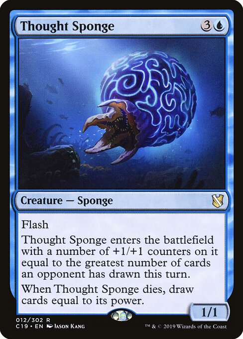Thought Sponge – Commander 2019 (C19-12) Magic: The Gathering card | LC-REM-20260804-15151824535884-70406543-ba78-4dd8-8f16-3c5a9ee458a1