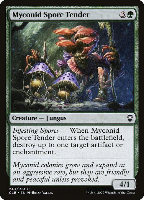 Myconid Spore Tender – Commander Legends: Battle for Baldur's Gate (CLB-243) Magic: The Gathering card