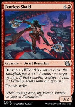 Fearless Skald - March of the Machine (Uncommon) [MOM-138] Hover Image