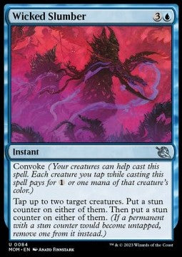 Wicked Slumber - March of the Machine (Uncommon) [MOM-84] Hover Image